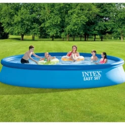 Pooler^INTEX swimmingpool Easy Set med filtersystem 457x84 cm