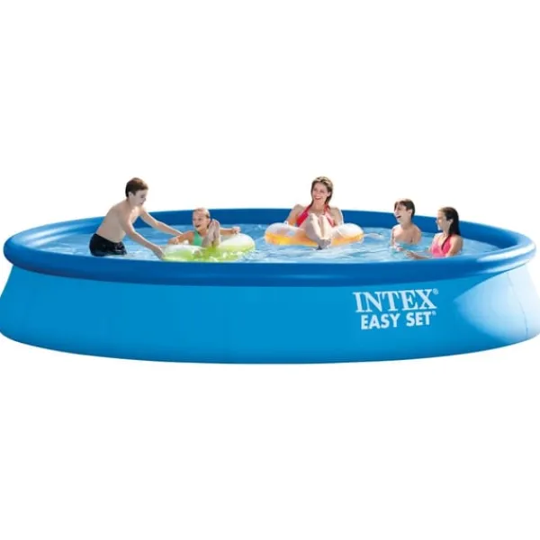 Pooler^INTEX swimmingpool Easy Set med filtersystem 457x84 cm