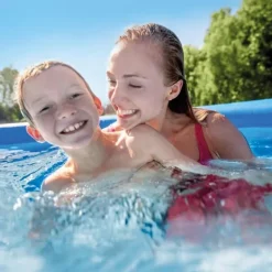 Pooler^INTEX swimmingpool Easy Set med filtersystem 457x84 cm