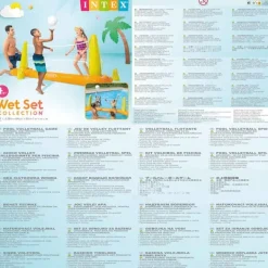 Pool- & Spatilbehør^INTEX volleyball-spil til pool 239x64x91 cm