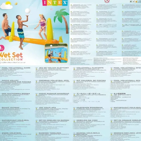 Pool- & Spatilbehør^INTEX volleyball-spil til pool 239x64x91 cm