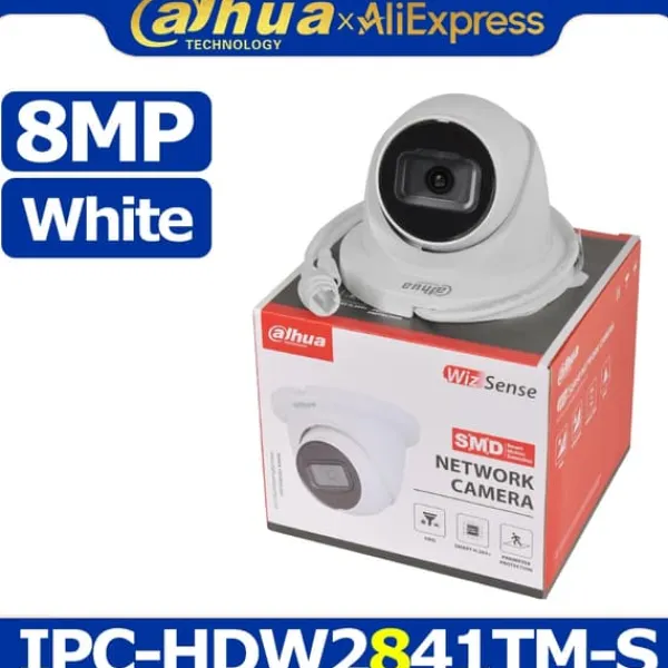 Best IP Kamera, 8 MP Opløsning, Intelligente Overvågningsfunktioner,2.8mm, 8MP Hvid Farve Sikkerhedsmonitorer & Videokameraer