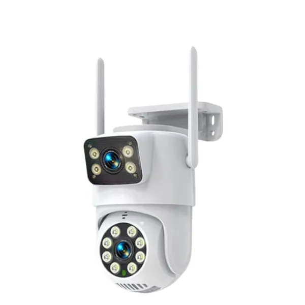 Sikkerhedsmonitorer & Videokameraer^IP Kamera, 8MP Opløsning, To-Vejs Lyd,EU stik, 1 stk kamera