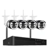 IP Kamera System, Høj Opløsning Video, To-Vejs Lyd,8CH og 4stk 3MP kamera, Ingen Sikkerhedsmonitorer & Videokameraer