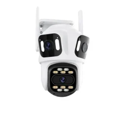 Sikkerhedsmonitorer & Videokameraer^IP-kamera, tre linser, WiFi-forbindelse,1PCS Ingen Kort