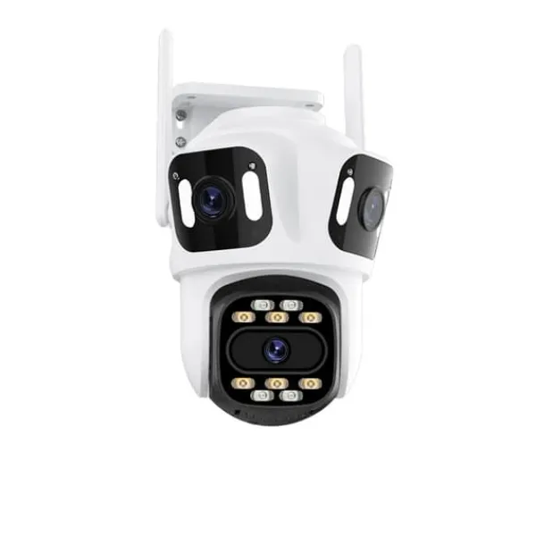 Sikkerhedsmonitorer & Videokameraer^IP-kamera, tre linser, WiFi-forbindelse,1PCS Ingen Kort