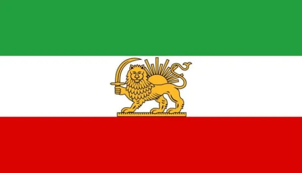 Discount Iran flag løve - før revolutionen, safavider Flag & Vindposer