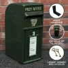 New Irsk Postkasse - Grøn | Postkasse med Lås Bryllupspynt Dekorationer til Barnedåb Dekorationer til Haven Dekorationer til Haven Begivenheder Britisk Postkasser & Brevindkast