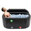 Isbadekar, 370 liters kapacitet, miljøvenligt materiale, fritstående design, dimensioner 150 cm x 80 cm x 67 cm, egnet til atleter og voksne Spa & Udendørsbad