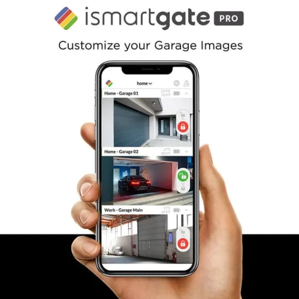 Skure, Garager & Carports^ISMARTGATE Garageåbner Pro 3 Garageporte v2.0