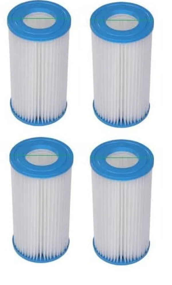 Outlet Jilong-Avenli swimmingpoolfiltre - sæt med 4 dele - type 3 pumpe - op til 5678 liter i timen Pool- & Spatilbehør