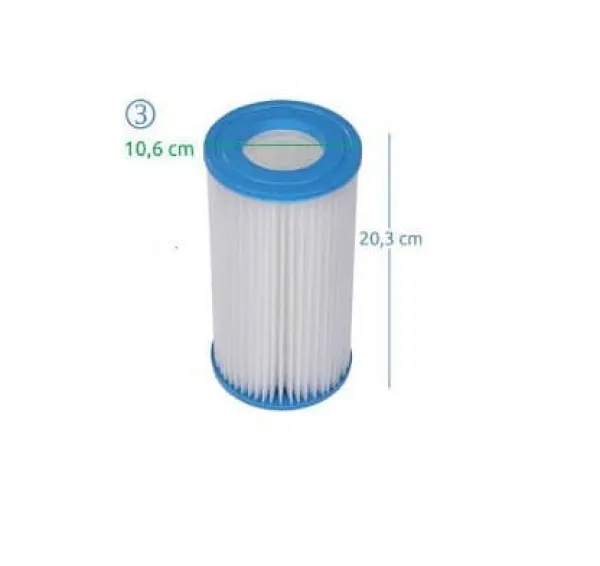 Outlet Jilong-Avenli swimmingpoolfiltre - sæt med 4 dele - type 3 pumpe - op til 5678 liter i timen Pool- & Spatilbehør