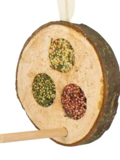 Til Fugle & Småvildt^JR FARM - Disc Trio - lækre godbidder til leg og gnask til alle papegøjer 70g