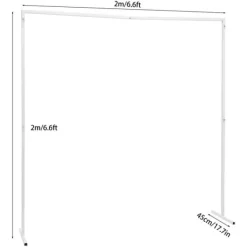 Flag & Vindposer^Justerbar bueholder, alsidige højdeindstillinger, robust jernmateriale,2 2m, L