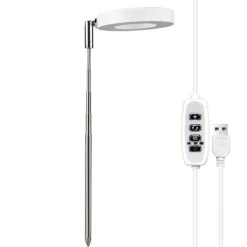 Kit Til Plante- & Urtedyrkning^Justerbar Højde 3,5 tommer Rød Blå LED Vækstlys - 5W USB Plantelampe til Indendørs Brug