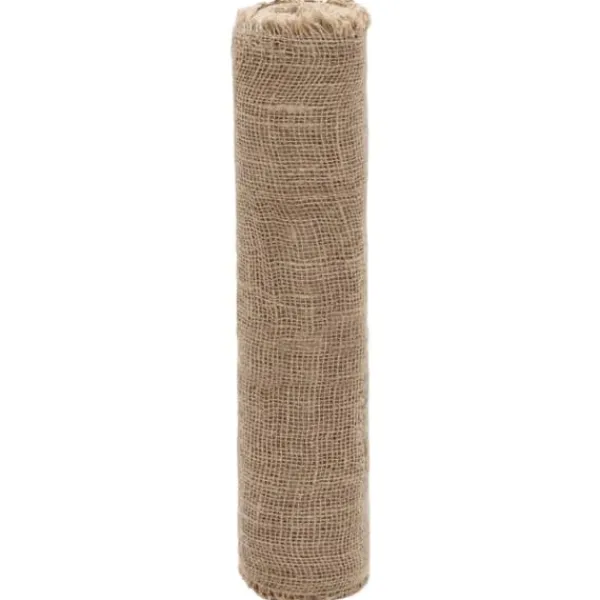 Hot Juterulle 0,5x25 m 200 gsm - 100% naturlig jute til dekoration | Størrelse: 0,5x25 m Haveduge