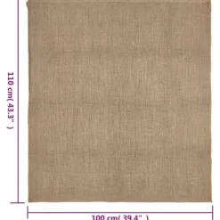 Sale Jutesække 10 stk. 100x110 cm - Økologiske opbevaringssække | Farve: Naturlig Jute | Størrelse: 100x110 cm Jord & Sand