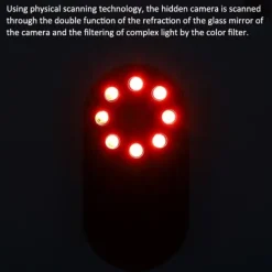 Kamera Infrarød Detektor Spion Kamera Finder Alarm Myggemiddel Bevægelsesdetektorer
