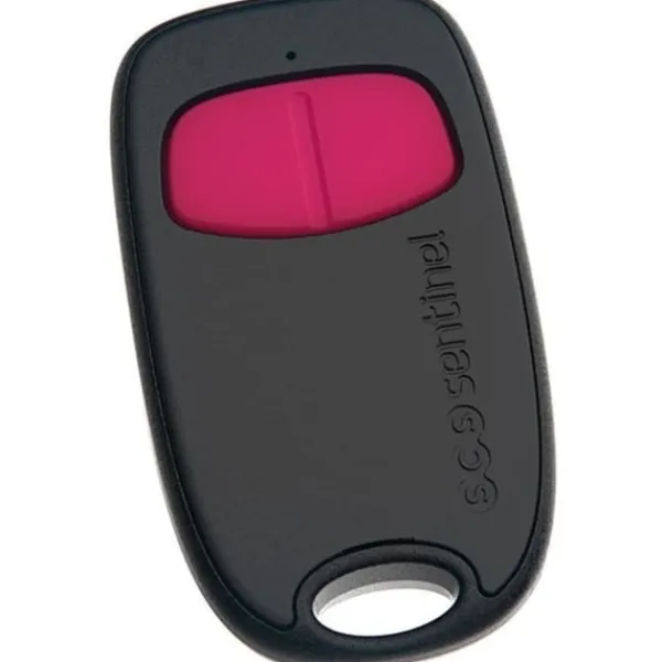 Sale 2-kanals fjernbetjening - SCS SENTINEL - SimplyControl - Fuchsia, rækkevidde 40m, frekvens 433,92 MHz, CR2032 lithiumbatteri inkluderet Skure, Garager & Carports