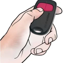 Sale 2-kanals fjernbetjening - SCS SENTINEL - SimplyControl - Fuchsia, rækkevidde 40m, frekvens 433,92 MHz, CR2032 lithiumbatteri inkluderet Skure, Garager & Carports