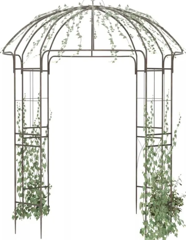 Clearance Keira Rose Arch - Bronze Metal Climbing Aid for Gardens, 200x200x270 cm Krukker & Plantebeholdere