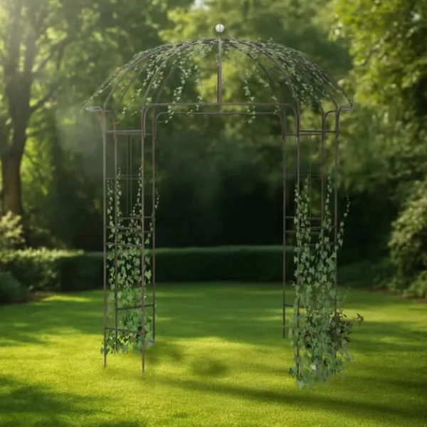 Clearance Keira Rose Arch - Bronze Metal Climbing Aid for Gardens, 200x200x270 cm Krukker & Plantebeholdere