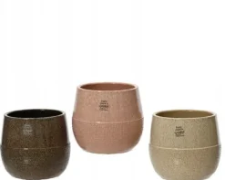 Krukker & Plantebeholdere^Keramikbetræk moderne mønster 14x16 cm rundt