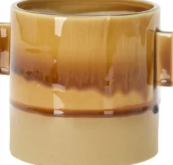 Krukker & Plantebeholdere^Keramisk grydelåg rundt 13,8 x 14 cm