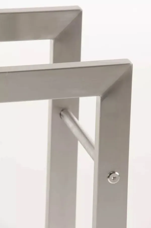 Tilbehør Til Brændeovne & Pejse^Keri Handcrafted Stainless Steel Firewood Rack Indoor, 25x60x100 cm