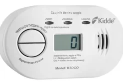 Røg- & Kulmonoxiddetektorer^Kidde K5DCO DPM Kuliltesensor med LCD-skærm