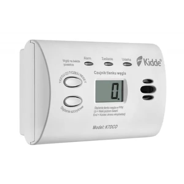 Sale Kidde K7DCO kuliltesensor med LCD-skærm Røg- & Kulmonoxiddetektorer