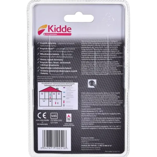 Discount KIDDE 10Y29A røgalarm Røg- & Kulmonoxiddetektorer