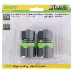 Sale Kinzo - 1/2 "Garden Hose Connector Set (2 pcs.) Vanding