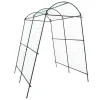 Online Klatreplante espalier - Havetunnel med net - 1,15×1,83×2,3 m - Justerbar bredde 1,1–1,8 m - Rør Ø19,2 mm - Q195-stål + PP - Sort Buer, Spalier, Lysthuse Uden Tag