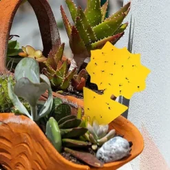 Discount Klistret fælde til insekter med solsikkemønster gul 20-pak Skadedyrsfælder