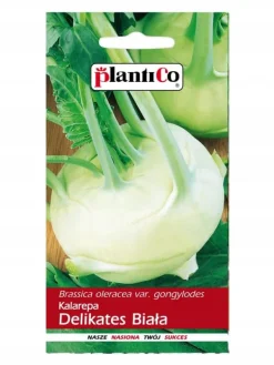 Frø^Kålrabi LÆKKER HVID 2g frø PlantiCo