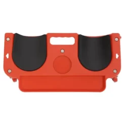 Discount Knævogn - Rullende knæpude med 5 svingbare hjul - Max 100 kg - 51×14 cm - Plast - Rød Støtte Med Hjul, Sæder & Knæbeskyttelse Til Havepleje