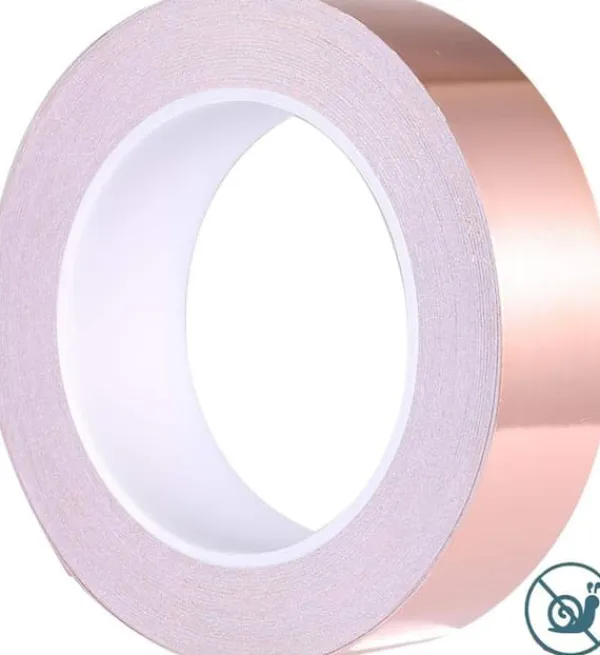 Insektmiddel & Dyreafvisende Middel^Kobbertape mod snegle - 10 mm bredde - 25 m rulle