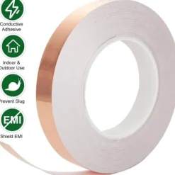 Insektmiddel & Dyreafvisende Middel^Kobbertape mod snegle - 10 mm bredde - 25 m rulle