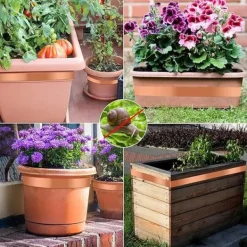 Insektmiddel & Dyreafvisende Middel^Kobbertape mod snegle - 10 mm bredde - 25 m rulle