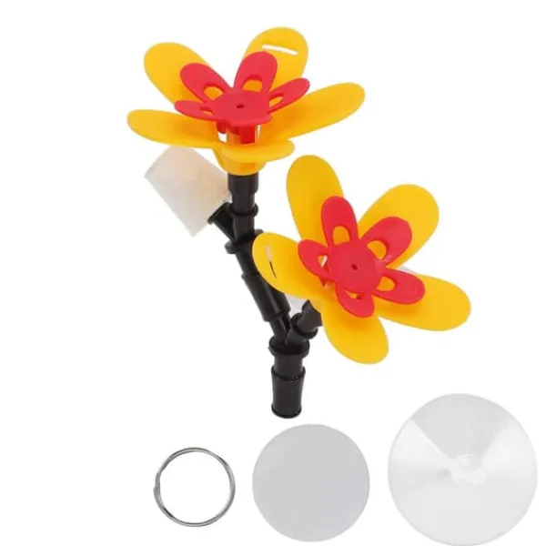 Clearance Kolibrifodersæt - Dobbeltblomst, gør-det-selv hængende flaske, genbrugsblomst, til havegårdspladsen Til Fugle & Småvildt