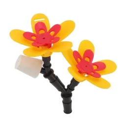 Clearance Kolibrifodersæt - Dobbeltblomst, gør-det-selv hængende flaske, genbrugsblomst, til havegårdspladsen Til Fugle & Småvildt