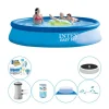 Pooler^Kombi poolsæt - Intex Easy Set Rundt 396x84 cm