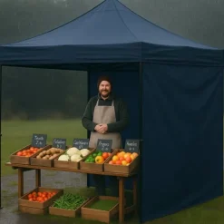 Telte & Lysthuse^Kommercielt selvsamlende havepavillontelt campingpavillon 3x3 m