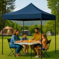 Telte & Lysthuse^Kommercielt selvsamlende havepavillontelt campingpavillon 3x3 m
