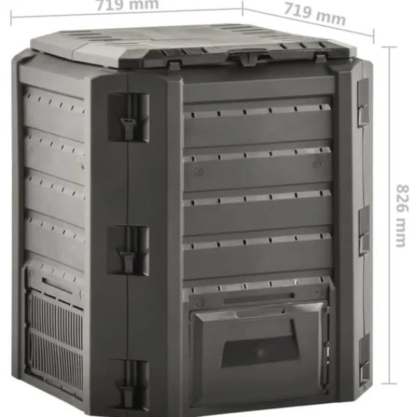 Kompostering^Kompostbeholder 380 l sort - Kompostbeholder - Kompostbeholdere - Home & Living
