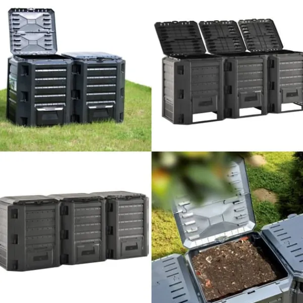 Kompostering^Kompostbeholder 1200 l sort - Kompostbeholder - Kompostbeholdere - Home & Living