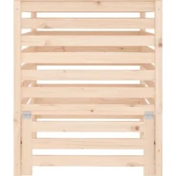 Online Kompostbeholder i massivt fyrretræ - Robust design | Størrelse: 82,5x82,5x99,5 cm Kompostering