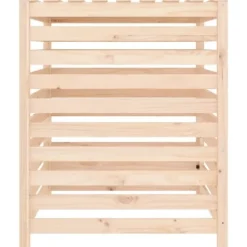 Online Kompostbeholder i massivt fyrretræ - Robust design | Størrelse: 82,5x82,5x99,5 cm Kompostering