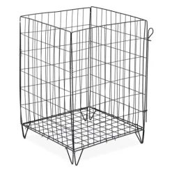 Kompostering^Kompostbeholder, metalnet, 68x46x46 cm, sort